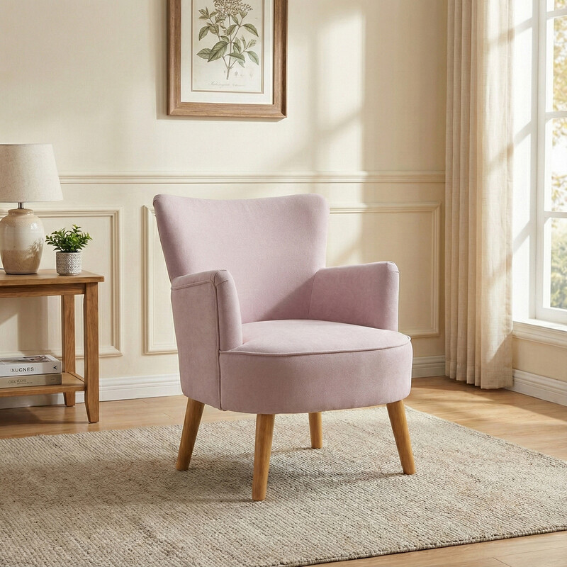 Armchair Keira Violet Pink