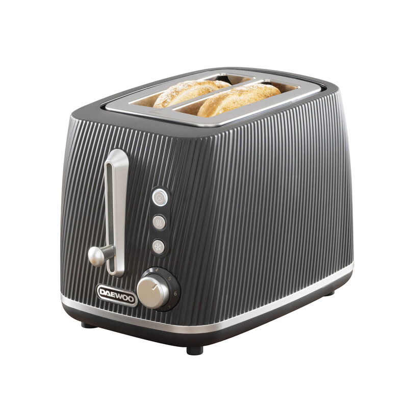 Cascade 2 Slice Toaster, Textured, Wide Slots, Black - SDA2776GE