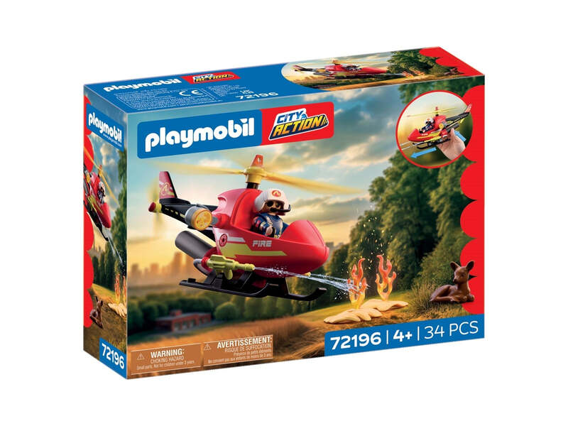 PLAYMOBIL Feuerwehr-Helikopter