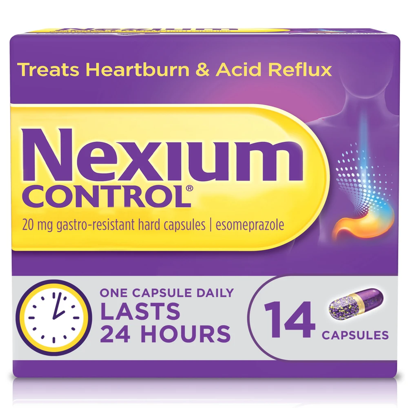 Control Heartburn and Indigestion Capsules - 14 Capsules