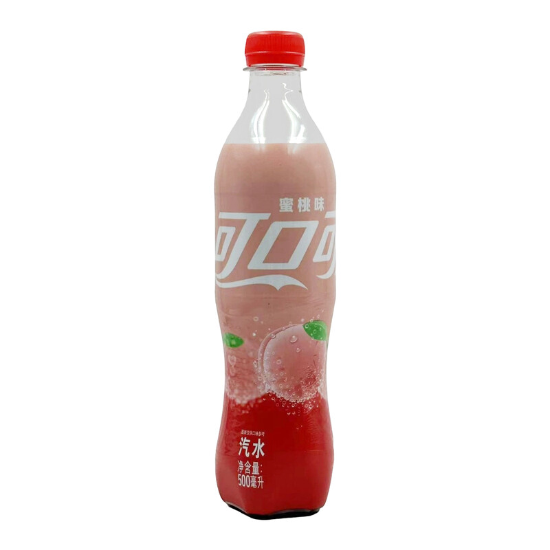 Coca-Cola Peach 【Cooling】【Hydration】Coca Cola Soda ( Flavor) 500Ml