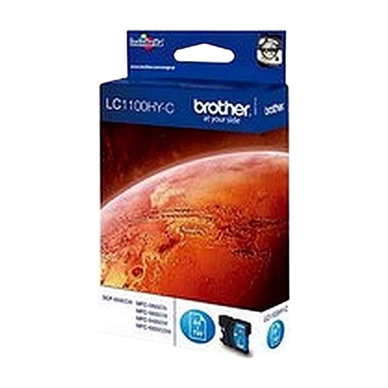 Brother LC1100HYC inktcartridge, origineel cyaan, 1 stuk