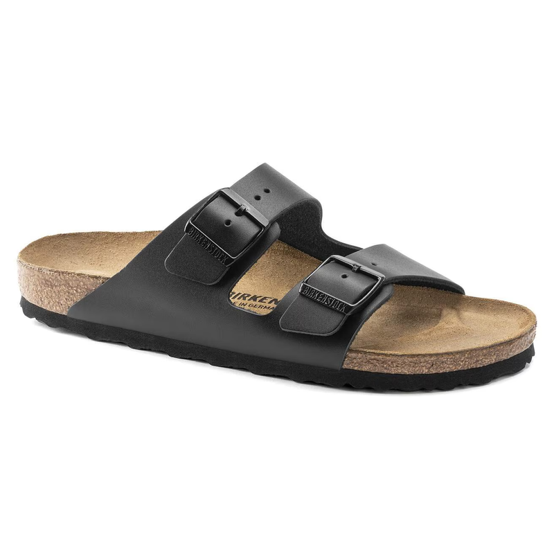 Birkenstock Arizona Natuurlijk Leer (Regular) Zwart 41