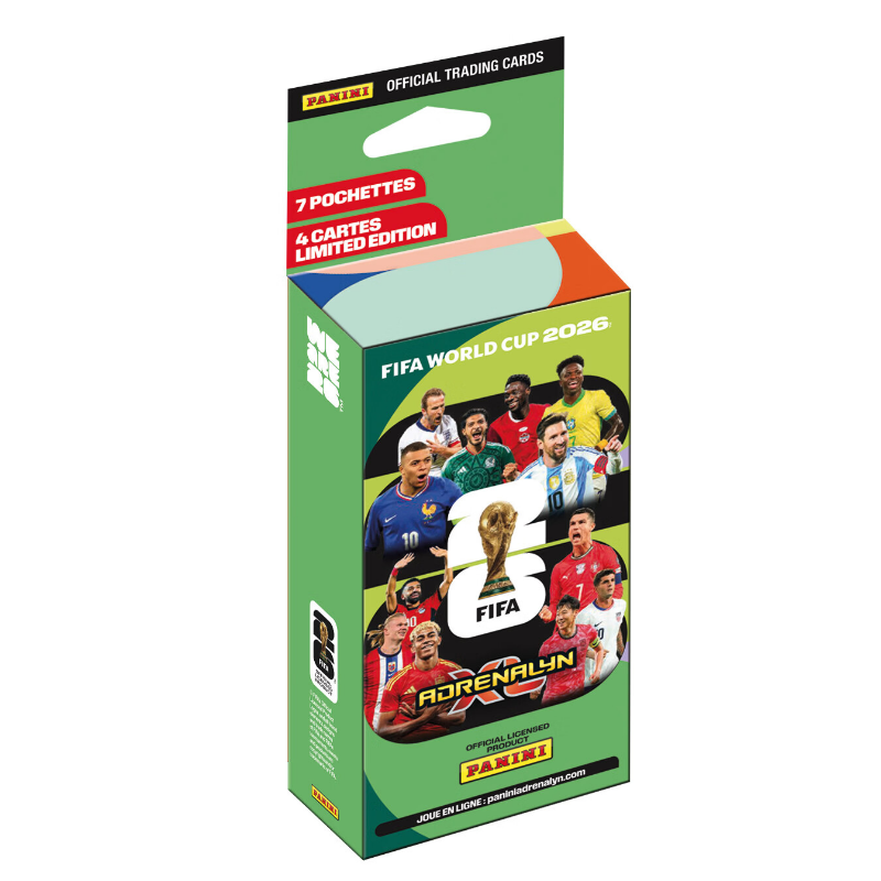 Cartes à collectionner Panini World Cup 2026 TC Blister 7 pochettes et 4 cartes en Edition Limitée - vue 4