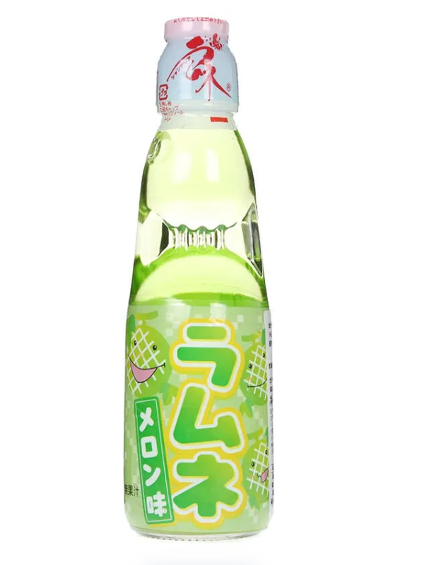 Hata Melon Ramune Carbonated Drink 200ml