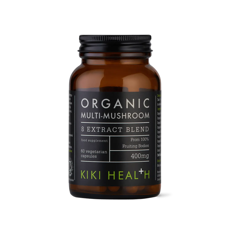 KIKI Multi-Mushroom Extract Blend, Organic - 60 Vegicaps