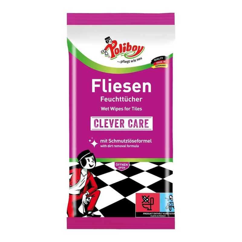 Poliboy Feuchttücher für Fliesen