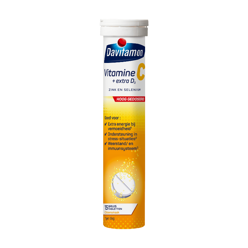 Davitamon Vitamine C Forte + Vitamine D3 15 tb