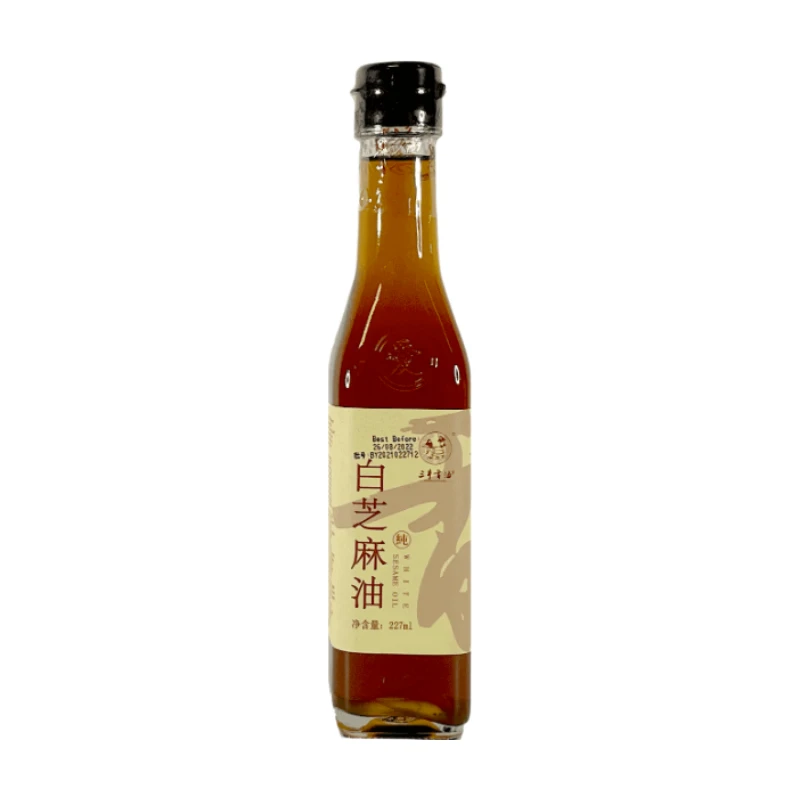 Sanfeng Reines weißes Sesamöl, geröstet, 227 ml