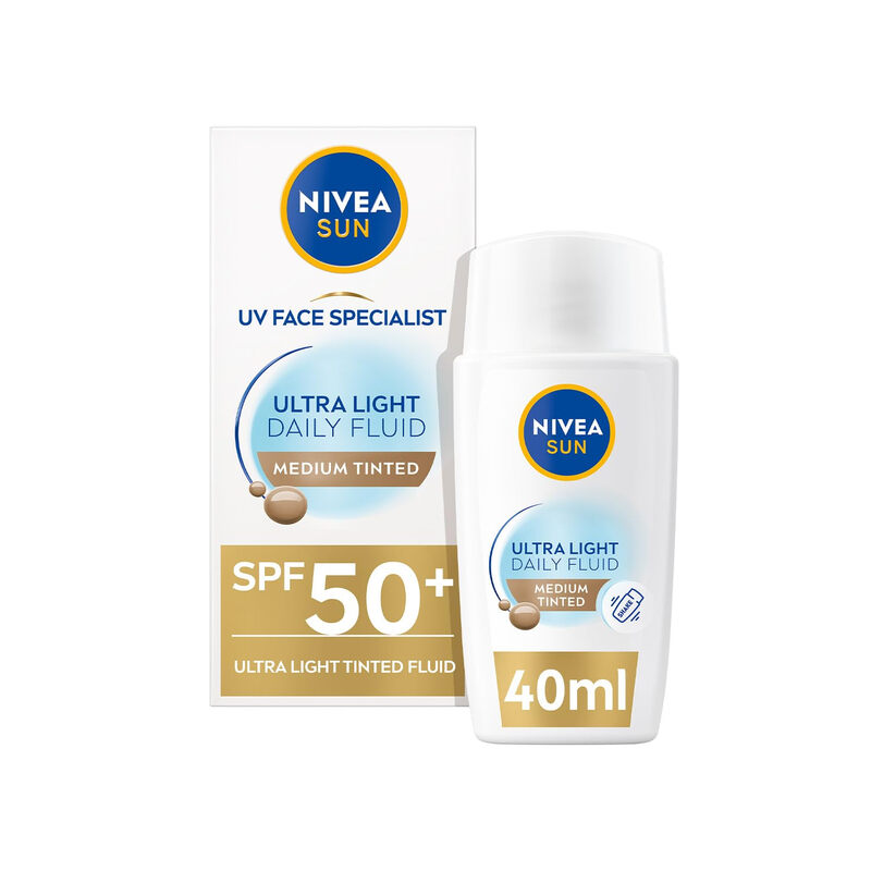 NIVEA SUN Lait solaire UV ultra léger medium SPF 50+ 40 ml