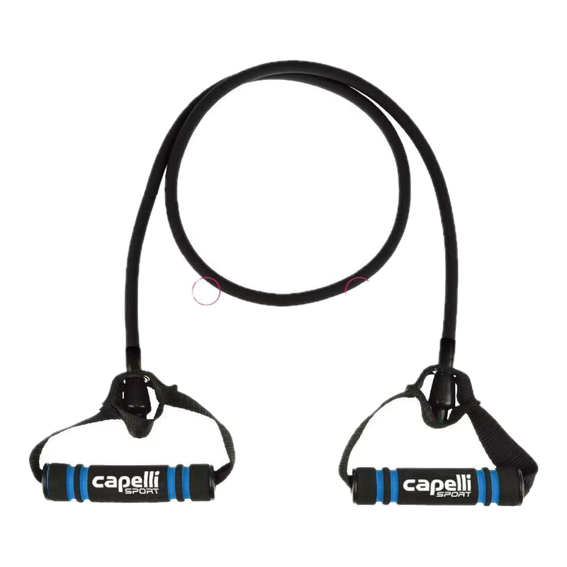 Capelli Sport Heavy Resistance Band - TPE Resistance Bands with Handles, Single Resistance Bands, Exercise Bands with Handles, for Resistance Training, Physical Therapy, Home Workouts, Fitness, Pilates
