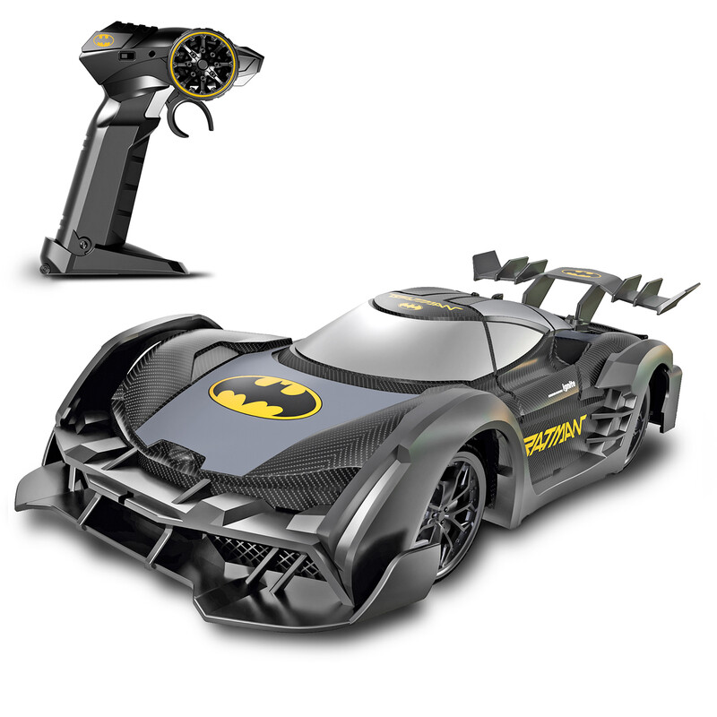 Batman™ Remote Control Armoured Racer Toy Vehicle for Kids, 1:20 Scale RC Car with Authentic The Batman Movie Design