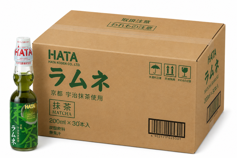 Hatakosen Ramune Matcha 30 x 200 ml