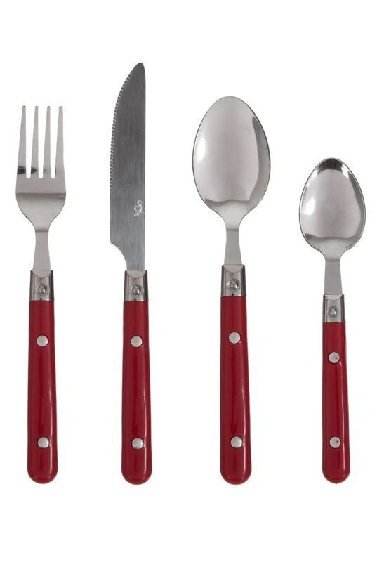 Secret de Gourmet Jasmijn Plastic Bestekset - 24 stuks, Klassiek ontwerp