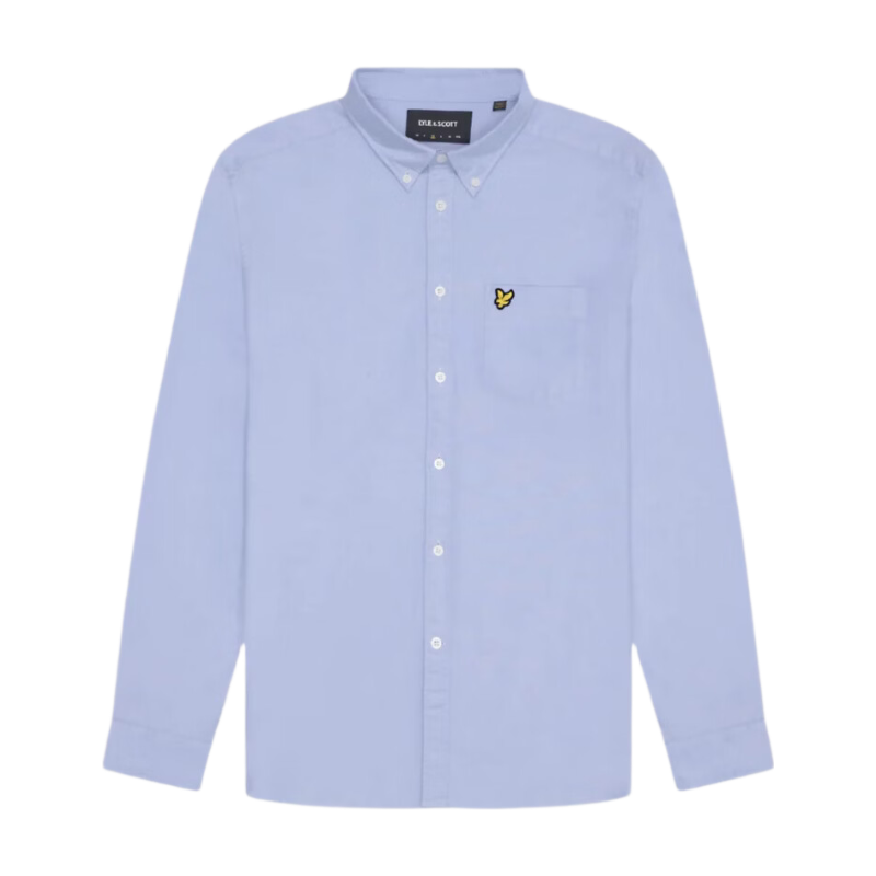 Cotton Button Down Oxford Shirt - Riviera