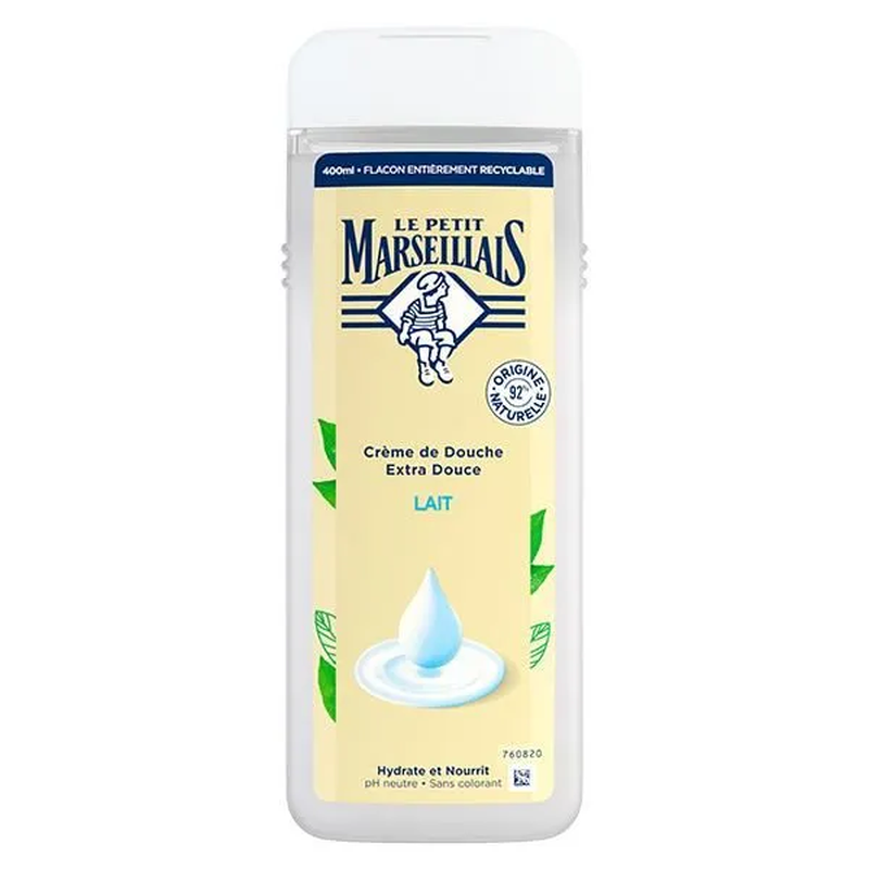 LE PETIT MARSEILLAIS Crème de douche extra-douce au lait - 400 ml