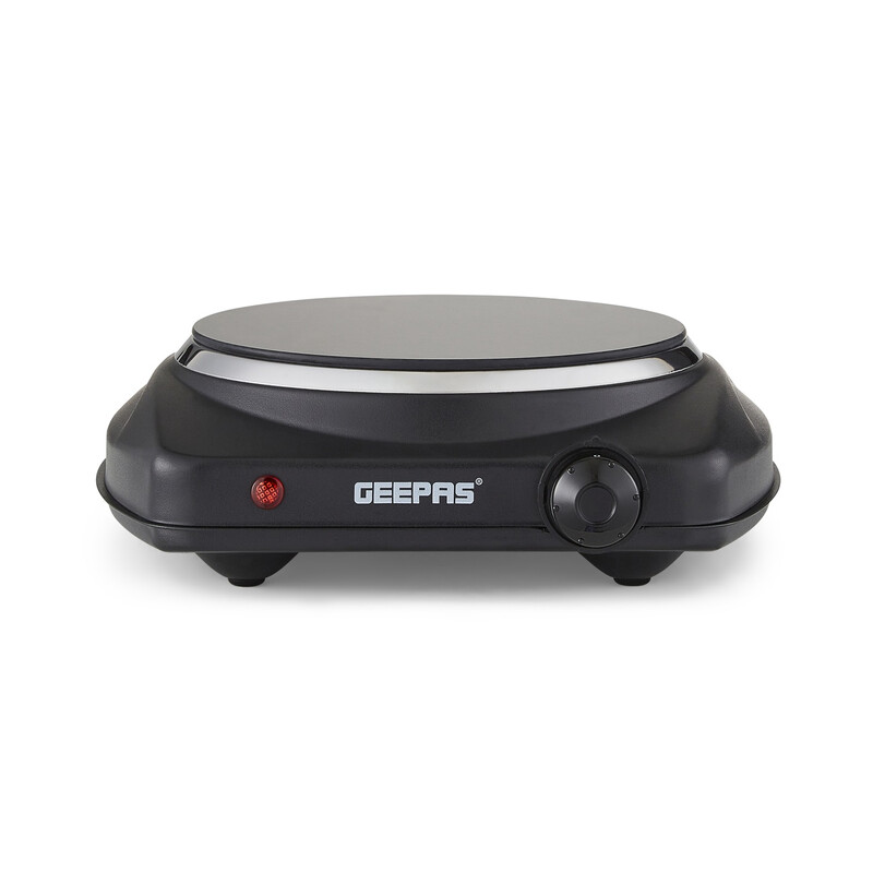 Geepas Single Ceramic Hot Plate, 1200W – Portable Infrared Electric Hob Cooker