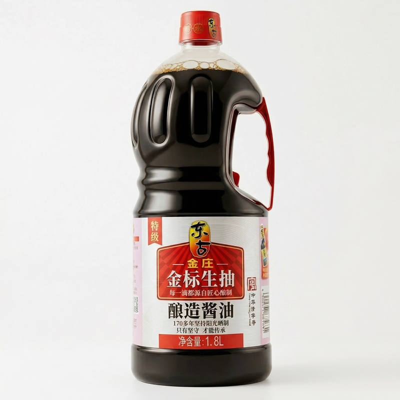 DongGu Gold-Label-Sojasauce mit Süßungsmittel 1,8 L