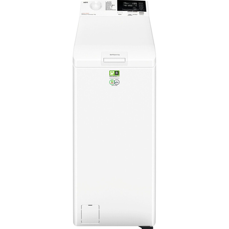 AEG ProSense LFR6A60370: Toplader-Waschmaschine mit 7 kg Fassungsvermögen und modernem Design in Weiß