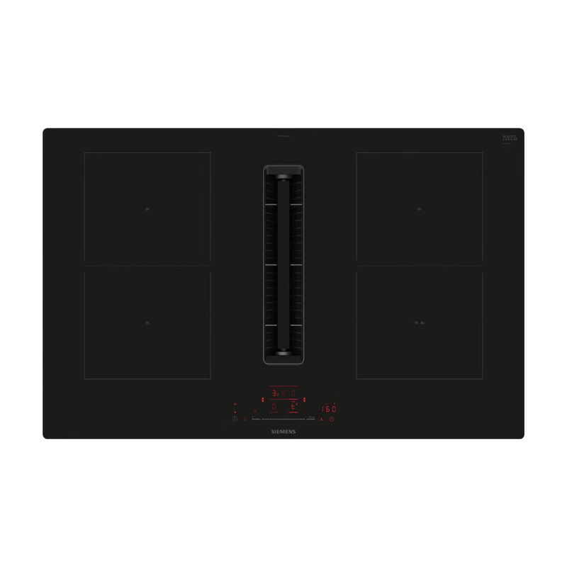 Siemens iQ500 ED811HQ26E inductiekookplaat, zwart, inbouw, 80 cm, 4 zones