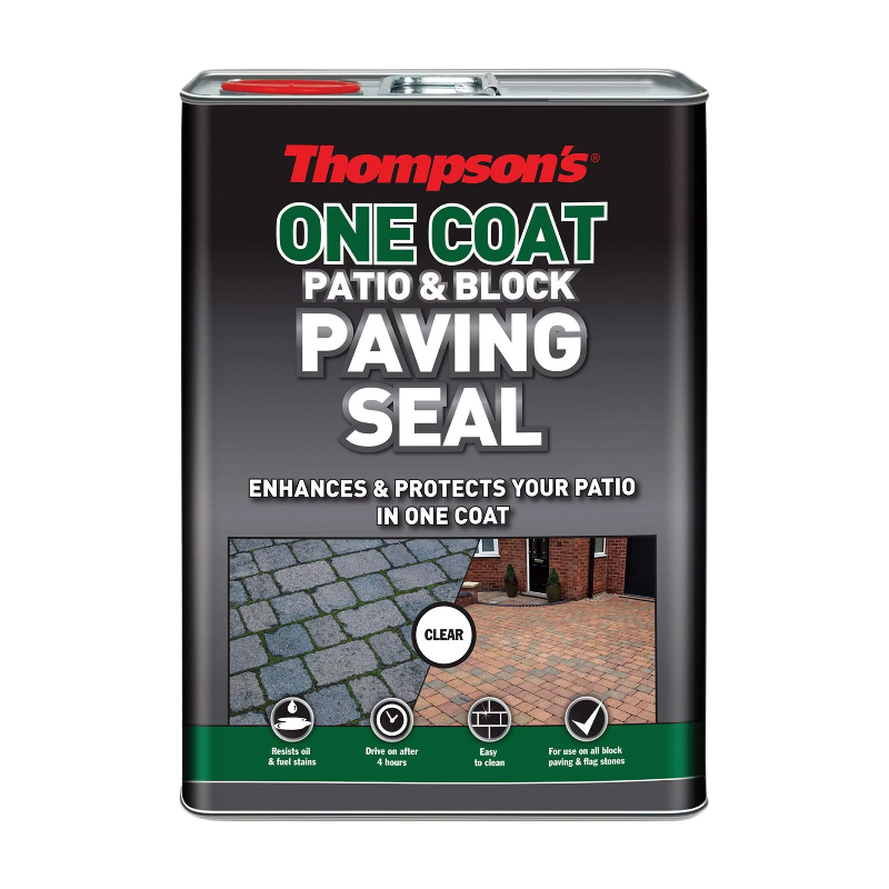 Thompson's One Coat Patio & Block Paving Seal - Clear – 5L