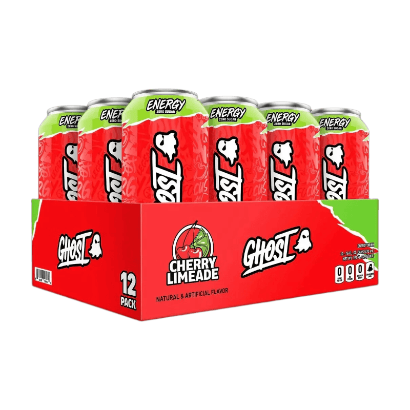 Ghost Energy – 12 x 500 ml – kersen-limoenlimonade