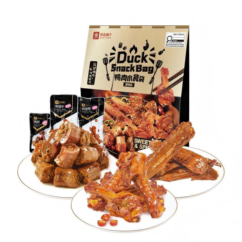 Besotre Duck Snack Bag with Sweet & Spicy Flavour 700g