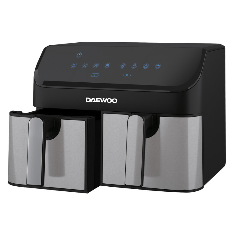 XL Digital Double Drawer Air Fryer - 9L, Black, SDA2616GE