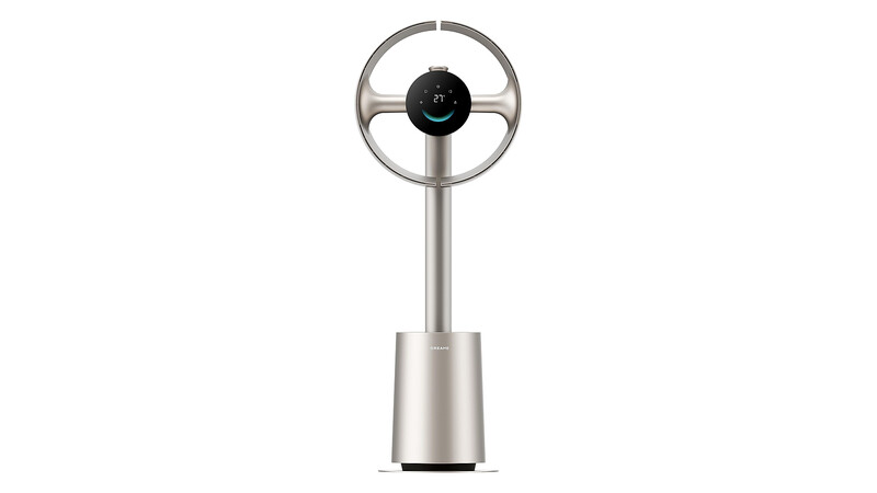 Dreame MF10 Air Bladeless Ventilator, Titan Gold, Dual-GyroWing™ System, 180° horizontal & 90° vertikal Oszillation, AirBoost™ Technologie, TempSync™ Technologie, Wi-Fi App-Steuerung, Touch-Display, Magnetische Fernbedienung, 55 W