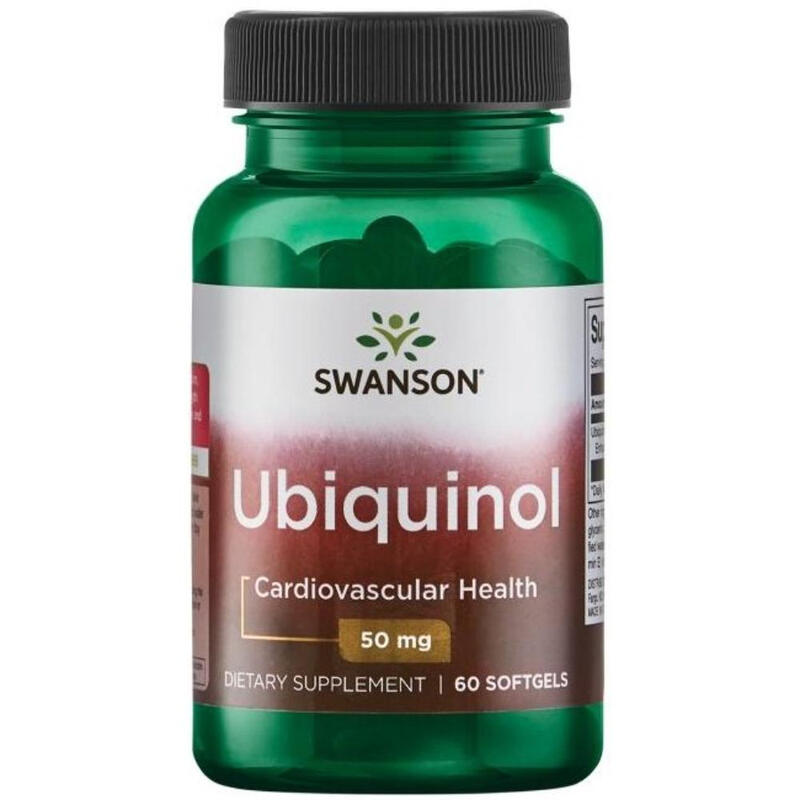 Swanson Ubiquinol CoQ10 Heart Energy 50 Mg - 60 Softgels