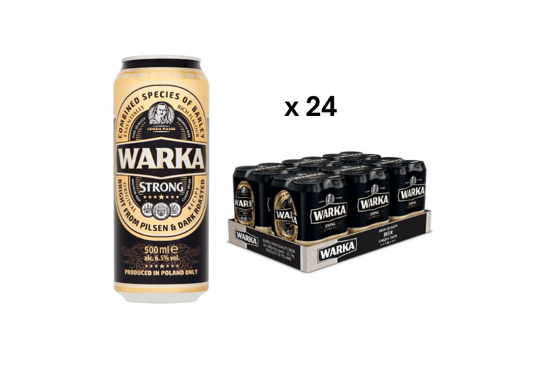 Warka Strong Bier 0,5L x 24