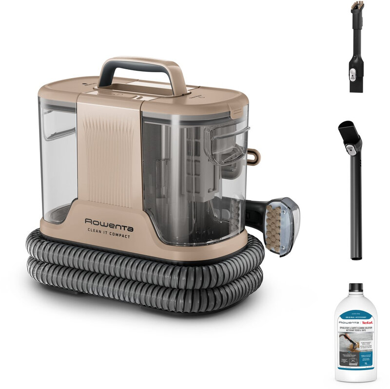 Rowenta Clean It Compact IN3010 - Vlekkenverwijderaar - Lichtgewicht - Compact ontwerp - Zelfreinigend
