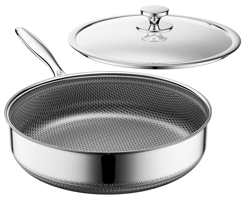 FD Hybrid Edelstahl Tiefeberatpfanne 30CM