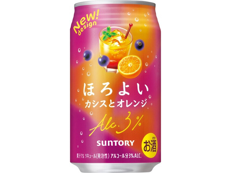 Suntory TIPSY COCKTAIL CASSIS AND ORANGE 350ML