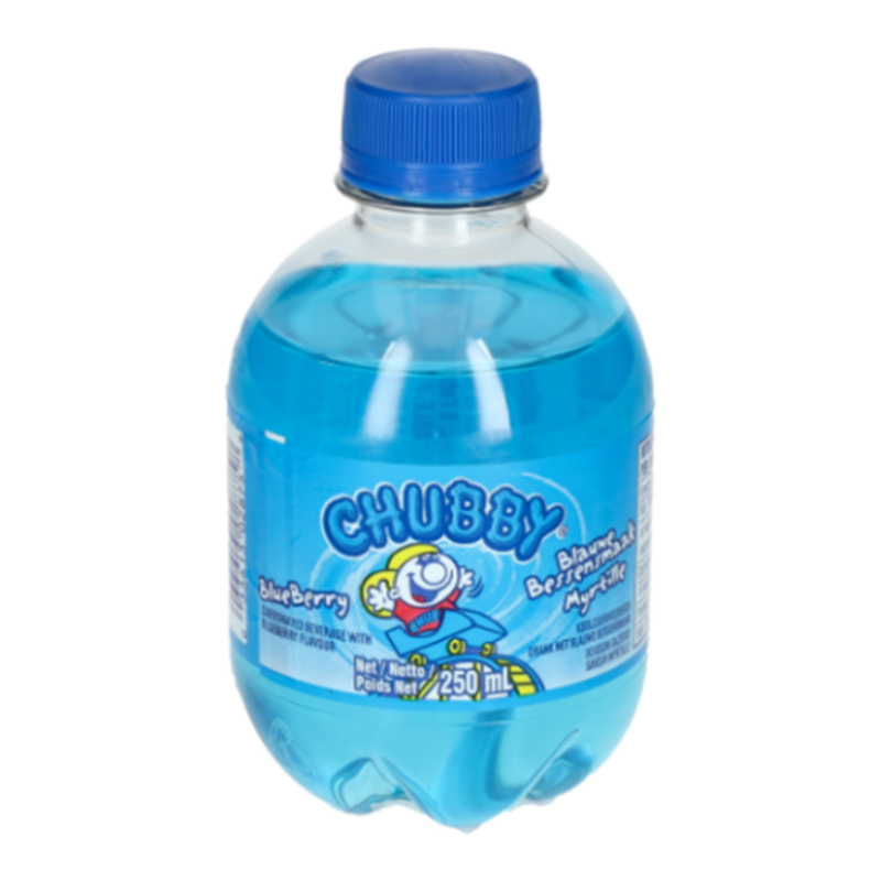 Chubby Chubby Blauwe Bes Smaak (PET)  250 ml