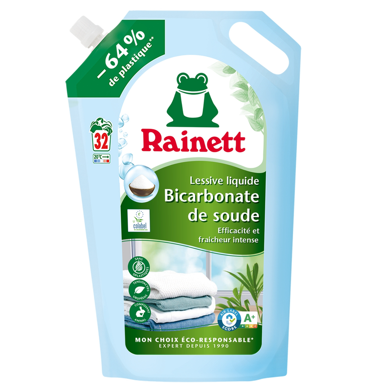 Lessive Liquide Bicarbonate De Soude Rainett La Recharge De - vue 2