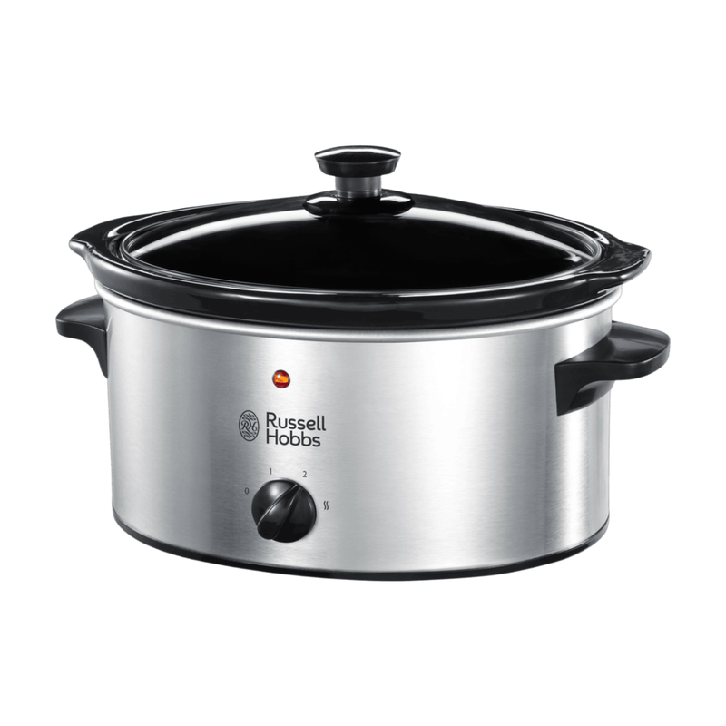 Russell Hobbs S/S Slow Cooker - 3.5L, Fast Heat Up - 23200