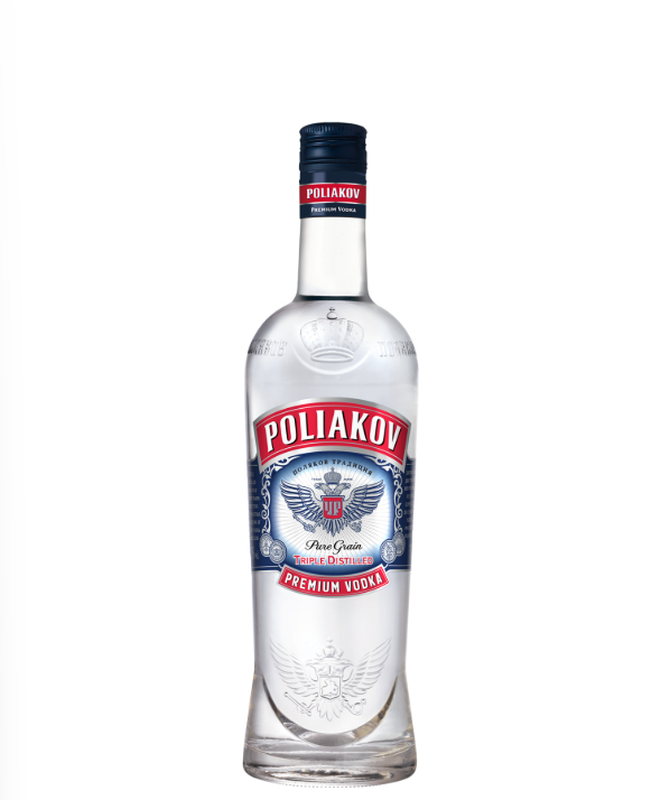 Vodka Pure Grain Triple Distilled Poliakov La Bouteille De 70cl - vue 2