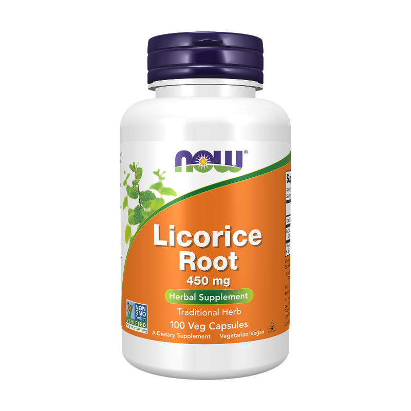 Now Foods Women's Licorice Root Digestive Support 450Mg Capsules - 100 Vegan Capsules