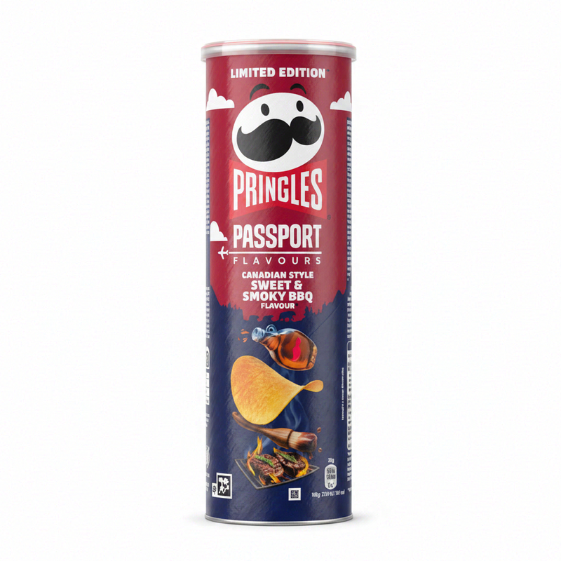 Pringles Passport Canadian Style Sweet & Smoky BBQ 165 g