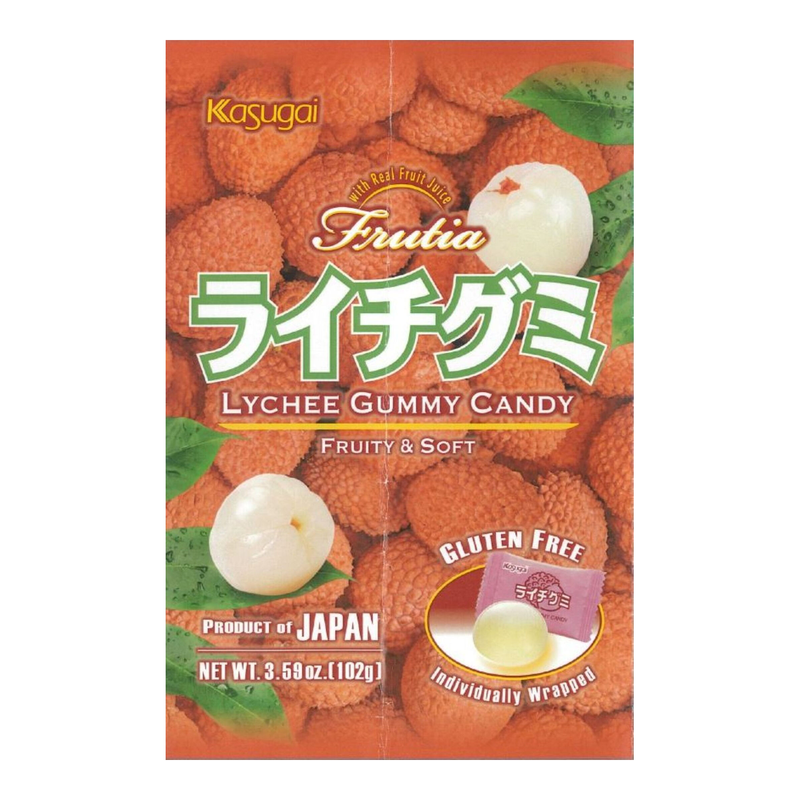 KASUGAI Lychee Gummy 102g