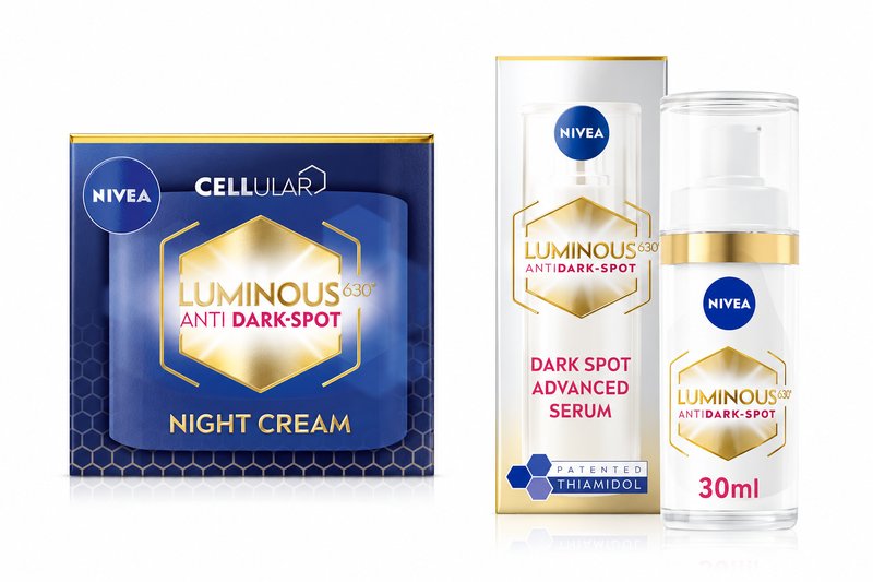 NIVEA Luminous 630 Day & Night Cream Duo Bundle