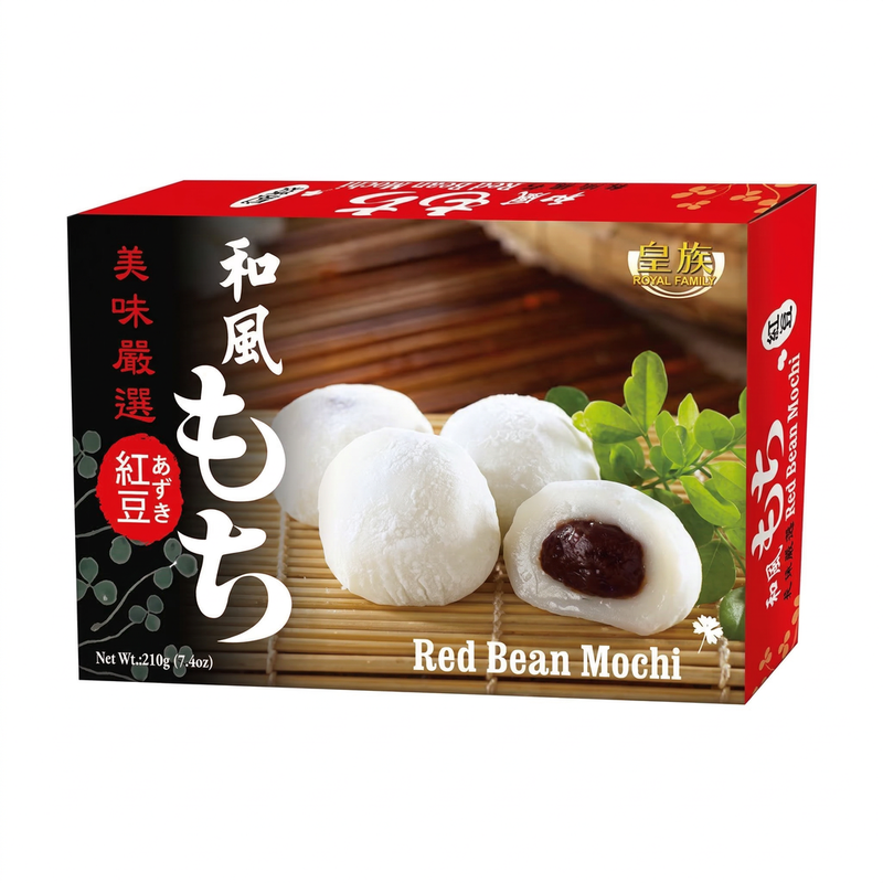 Royal Family Red Japanese-Style Mochi Bean Flavor 210G