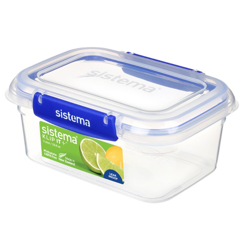 Klip It Plus 1L Rectangle Container