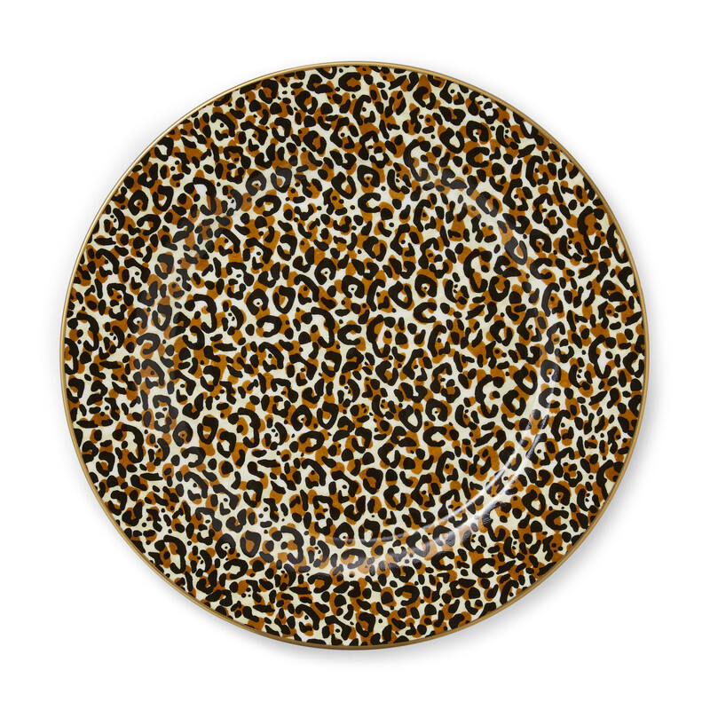 Creatures of Curiosity Set Of 4 Side Plates - Leopard