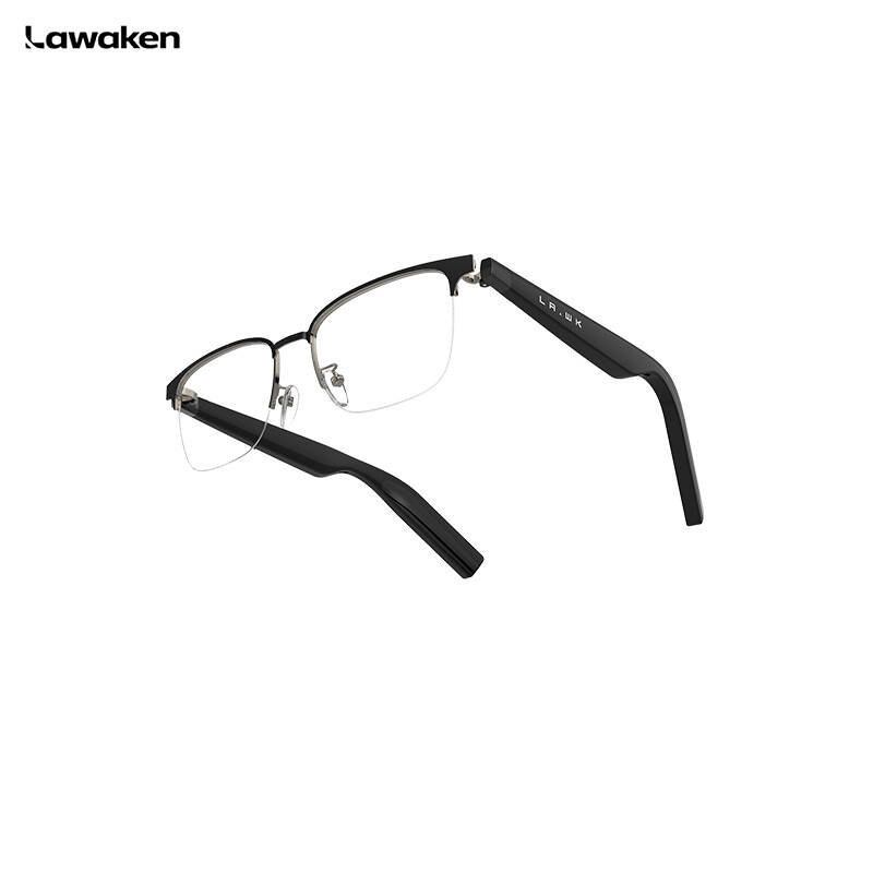 AI Chat-City Executive Titanium AI Smart Audio Glasses, 128 Languages Real-Time Trans