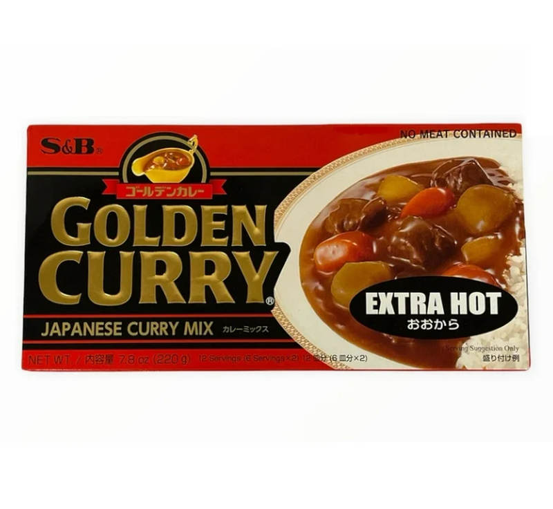 Golden Curry Sauce Mix - Extra Hot 220g