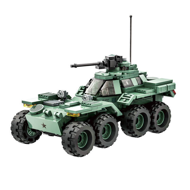 WANGE Articulated High-Mobility Armored Reconnaissance Vehicle 339 Pcs Building Blocks Set for Hobby Builders