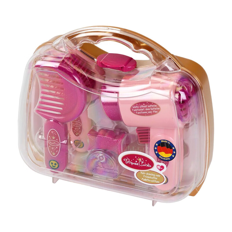 Theo Klein 5273 Frisierkoffer | Mit Haartrockner, umfangreichen Styling-Accessoires, Spiegel, Bürste u.v.m. | Spielzeug für Kinder ab 3 Jahren