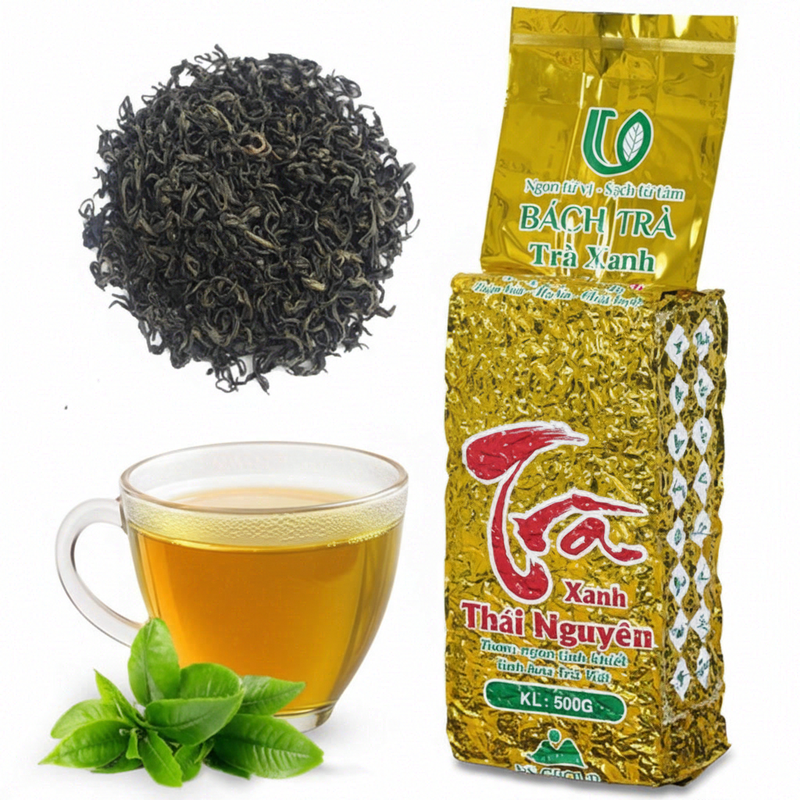 Bach Tra Vietnam Spezial Grüner Tee (Trà Xanh Thái Nguyên) 500 g